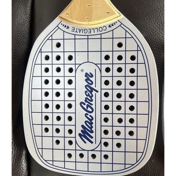MacGregor LOT Of 2 Collegiate Paddleball Racquets 7 Ply Laminated 9mm wood - Picture 5 of 8